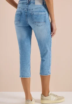 Jeans 3/4 Slim Leg en coupe décontractée