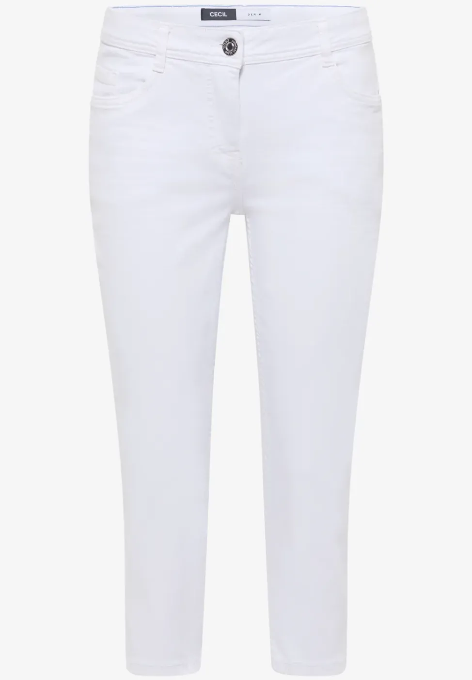 Jeans 3/4 Slim Leg en coupe décontractée