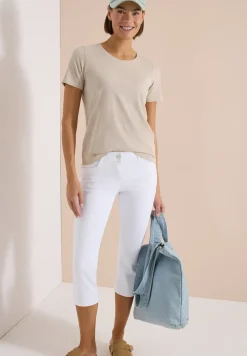 Jeans 3/4 Slim Leg en coupe décontractée