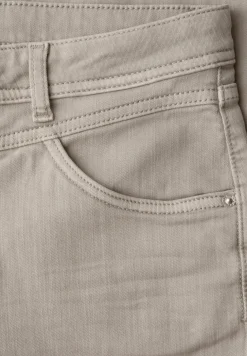 Jeans Straight Legs avec ourlet frangé