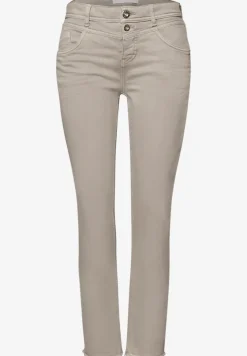 Jeans Straight Legs avec ourlet frangé