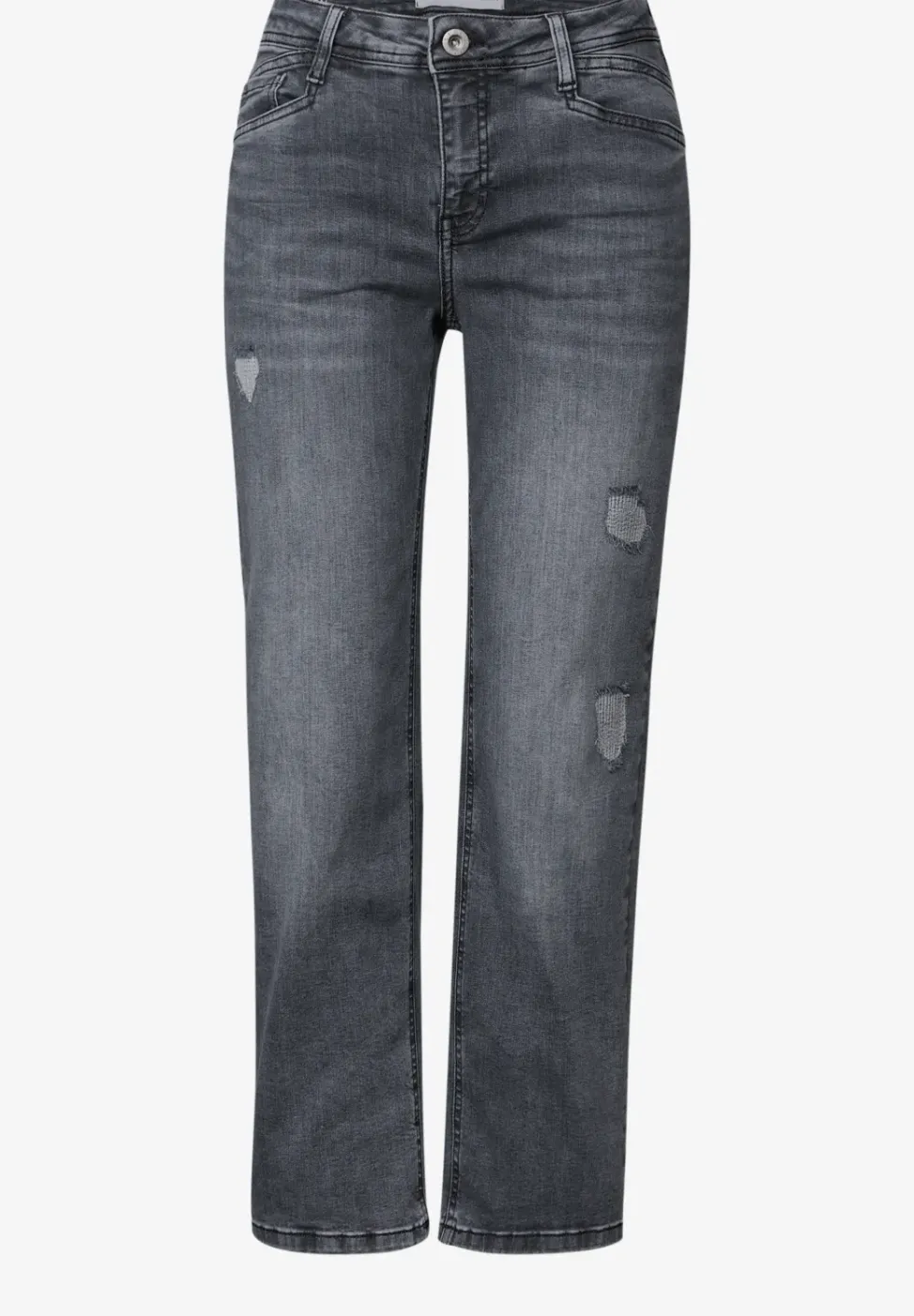 Jeans Straight Legs Destroyed