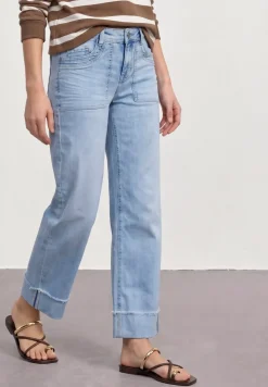 Jean Straight Leg mi-longs, coupe décontractée