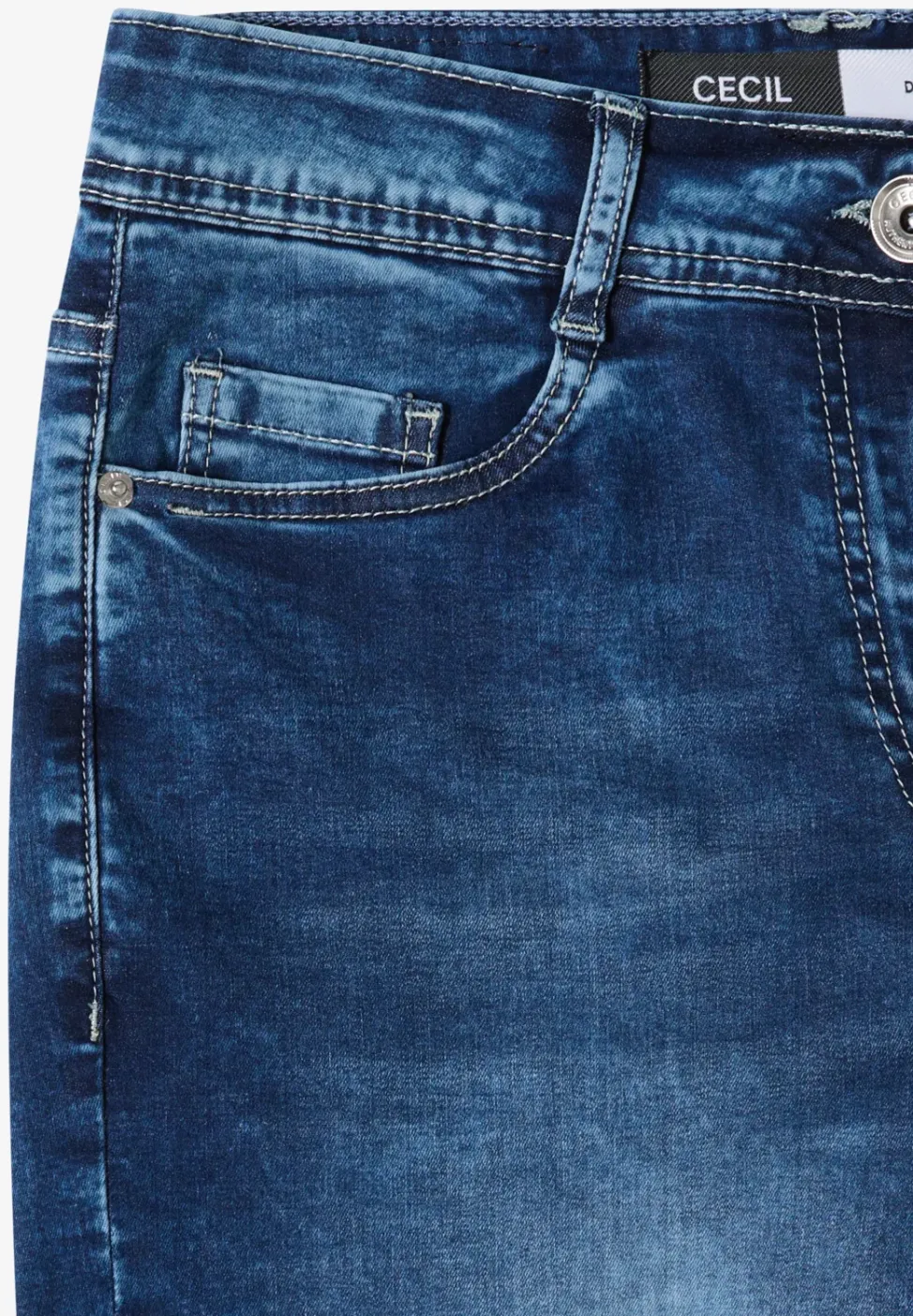 Jeans 3/4 Wide Leg en Loose Fit