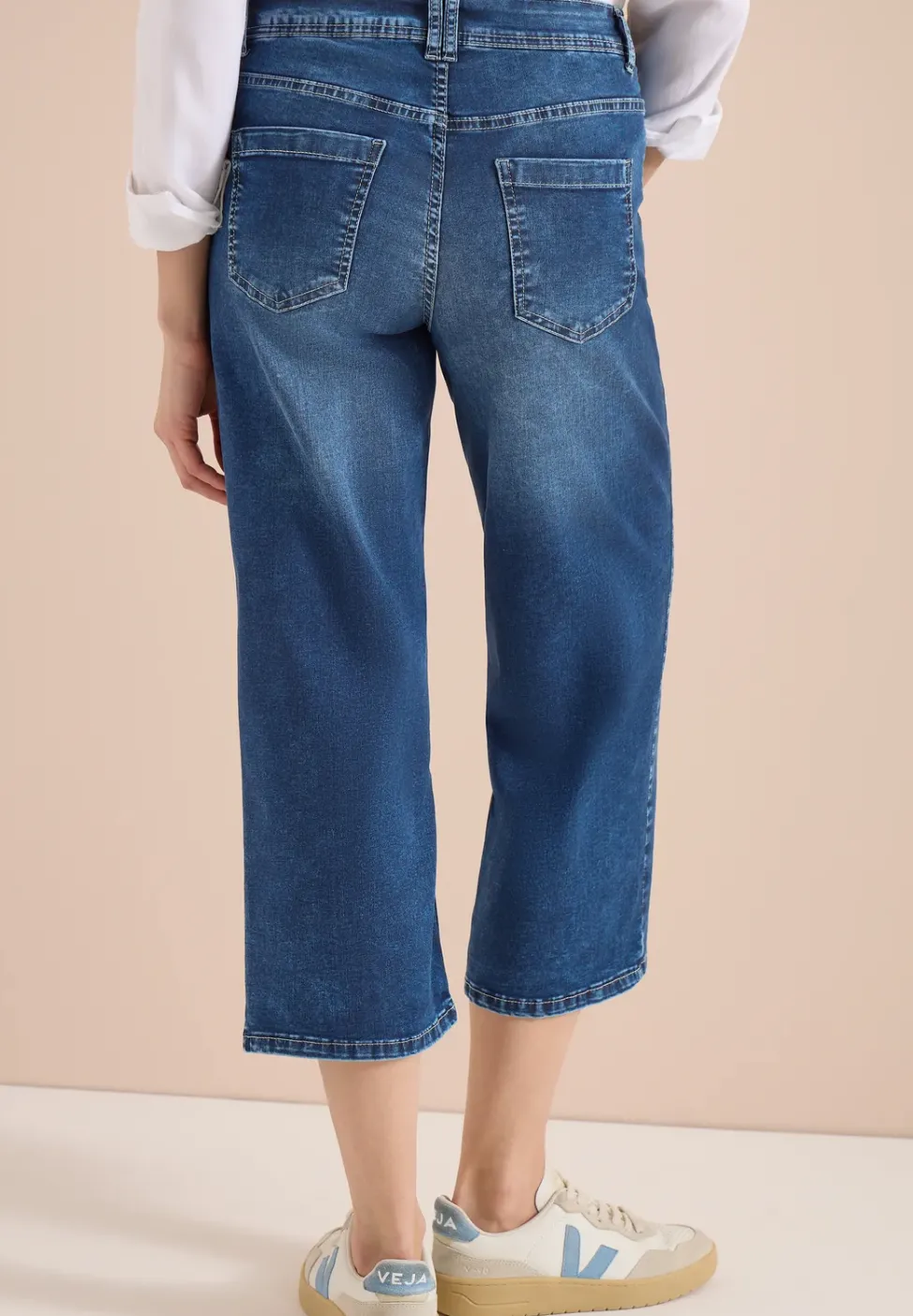 Jeans 3/4 Wide Leg en Loose Fit
