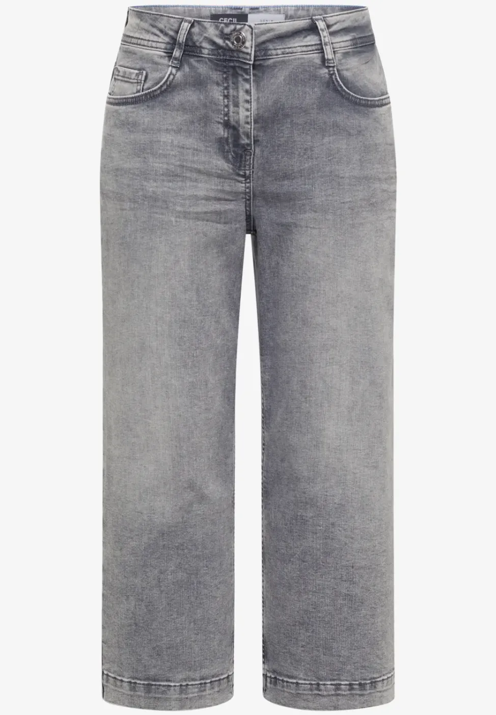 Jeans 3/4 Wide Leg en Loose Fit