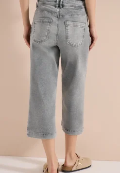 Jeans 3/4 Wide Leg en Loose Fit