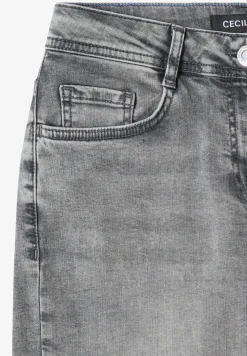 Jeans 3/4 Wide Leg en Loose Fit