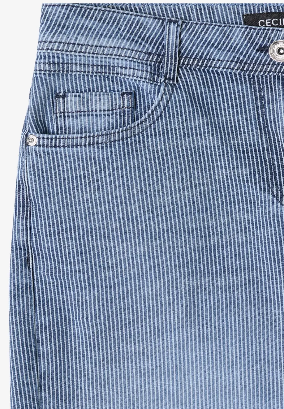 Jeans 7/8 Wide Leg en Loose Fit