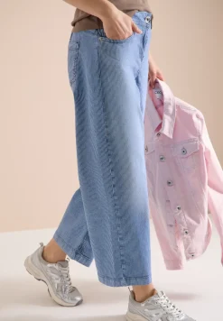 Jeans 7/8 Wide Leg en Loose Fit