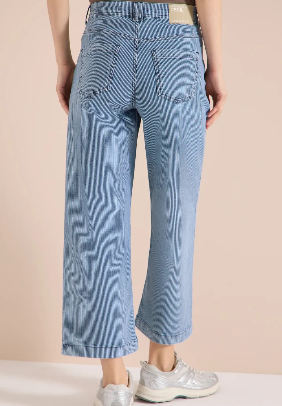 Jeans 7/8 Wide Leg en Loose Fit