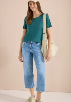 Jeans 3/4 Wide Leg en Loose Fit
