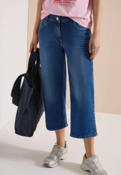 Jeans 3/4 Wide Leg en Loose Fit