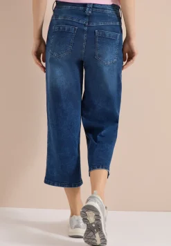 Jeans 3/4 Wide Leg en Loose Fit