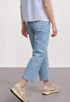 Jean taille moyenne Culotte en coupe loose