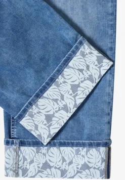 Jean 7/8 Wide Leg à revers
