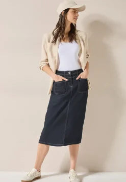 Jupe en jean midi