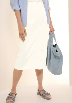 Jupe en jean midi