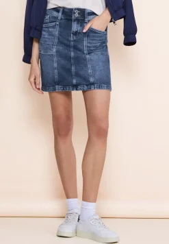 Jupe en jean 5 poches