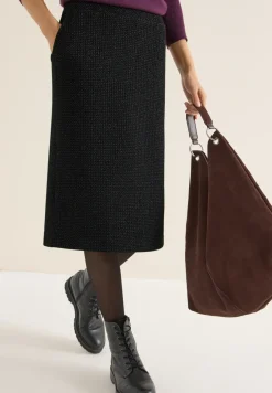 Jupe en satin midi