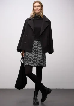 Jupe Jacquard en zigzag