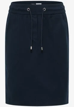 Jupe longue au genou, look délavé