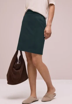 Jupe longueur genou avec ceinture paperbag