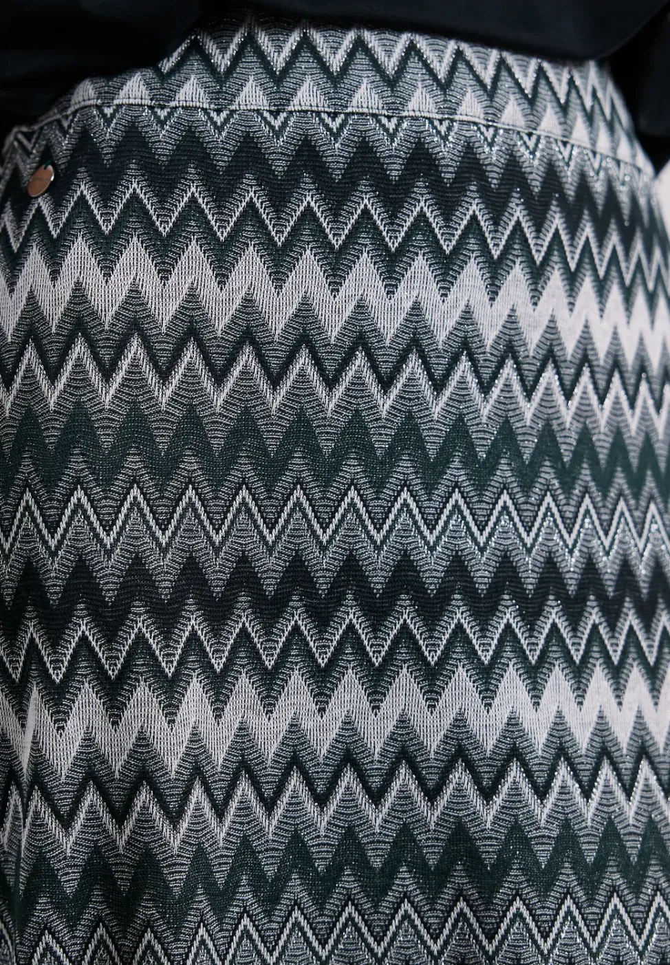 Jupe midi avec motif en zigzag