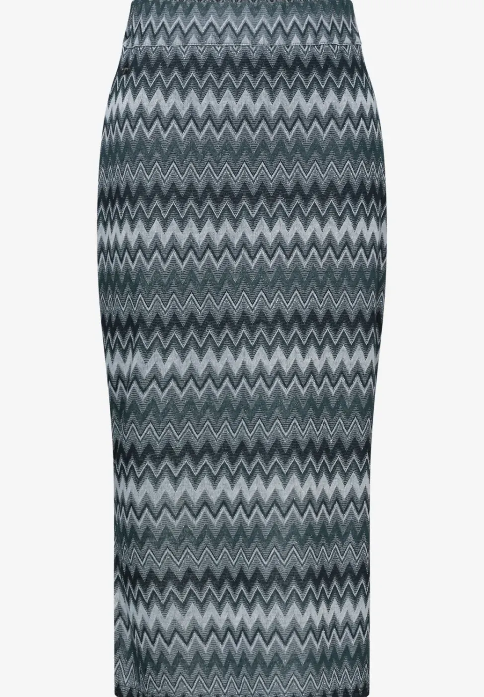 Jupe midi avec motif en zigzag