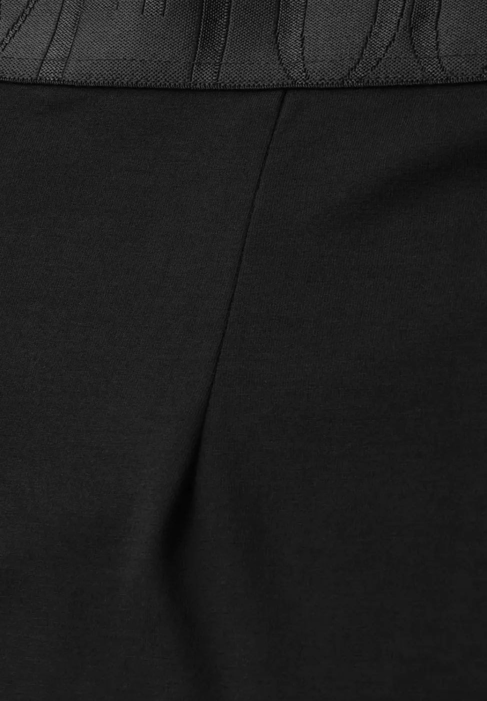 Jupe midi en jersey uni