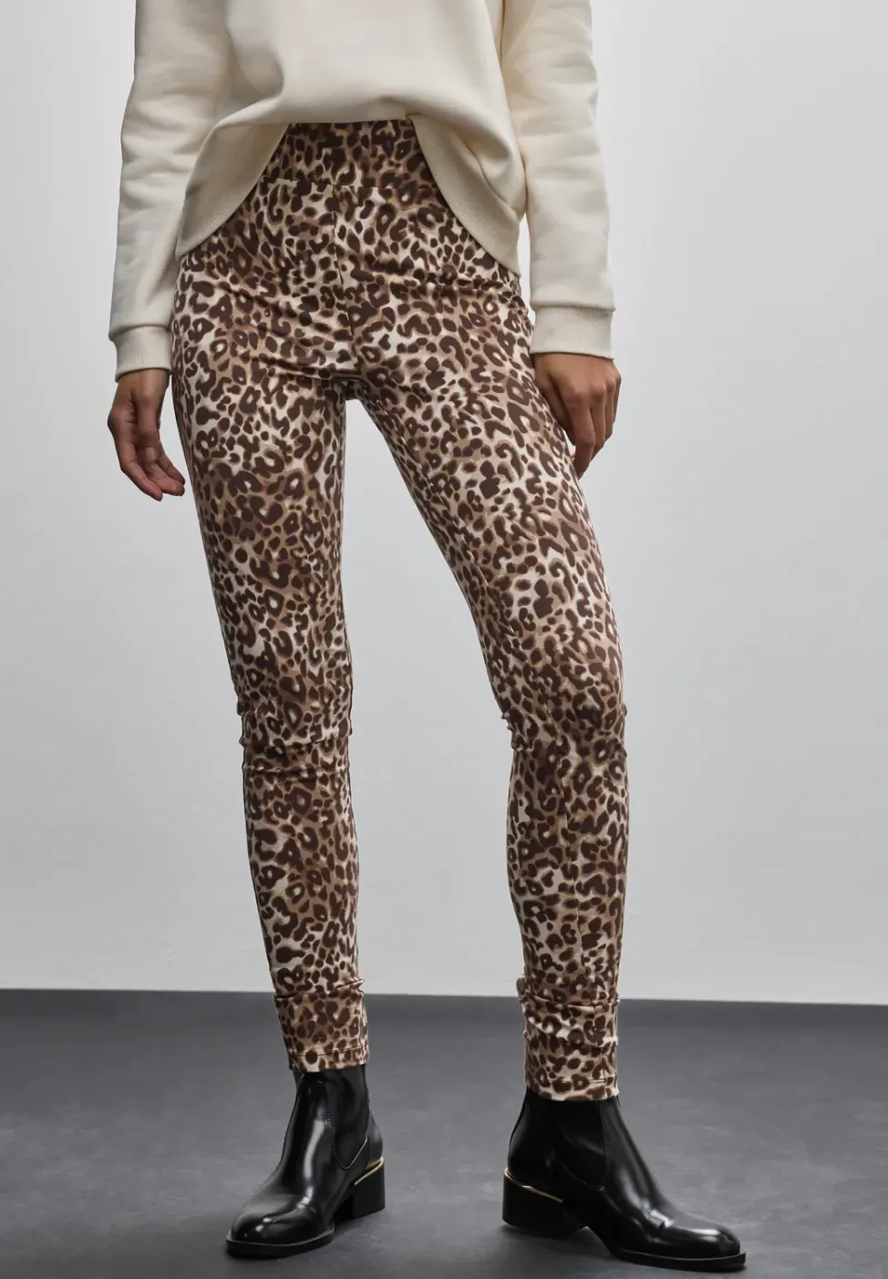 Leggings avec motif léopard