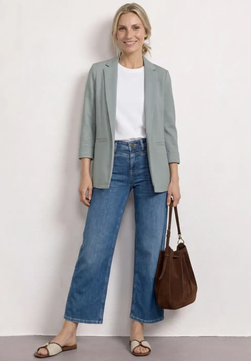 Long blazer ouvert