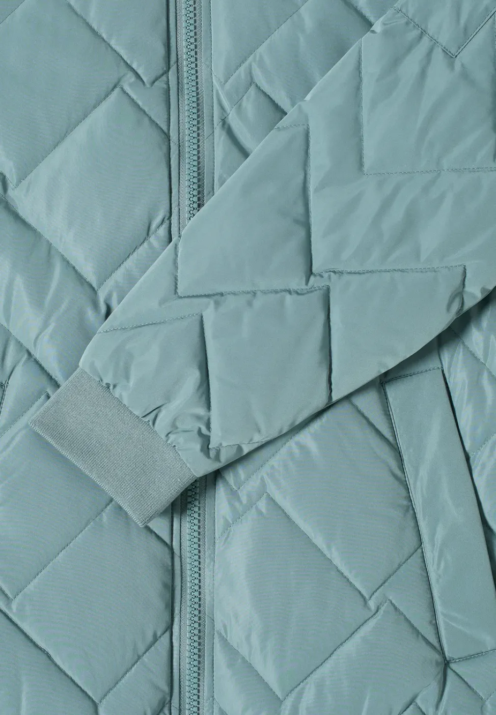 Long blouson matelassé