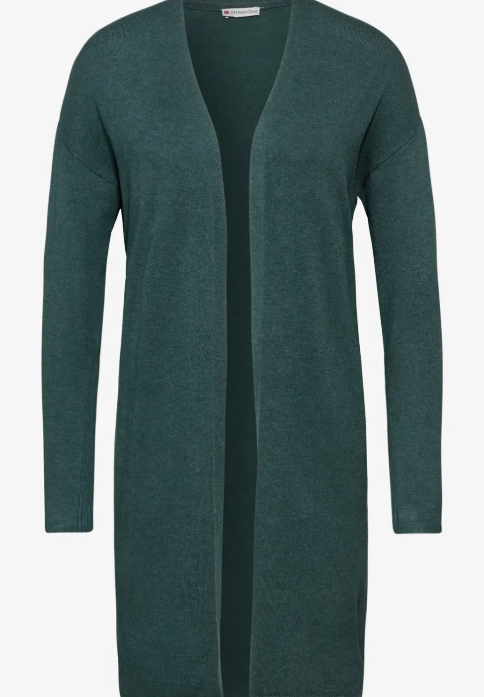 Long cardigan en maille fine