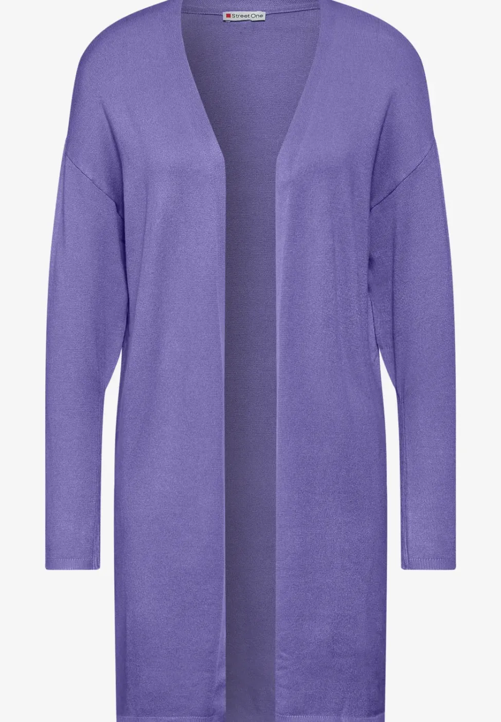 Long cardigan en maille fine