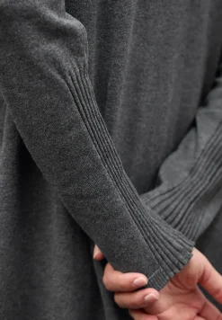 Long cardigan en maille fine