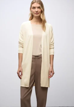 Long cardigan en maille fine