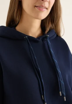 Long sweat à capuche