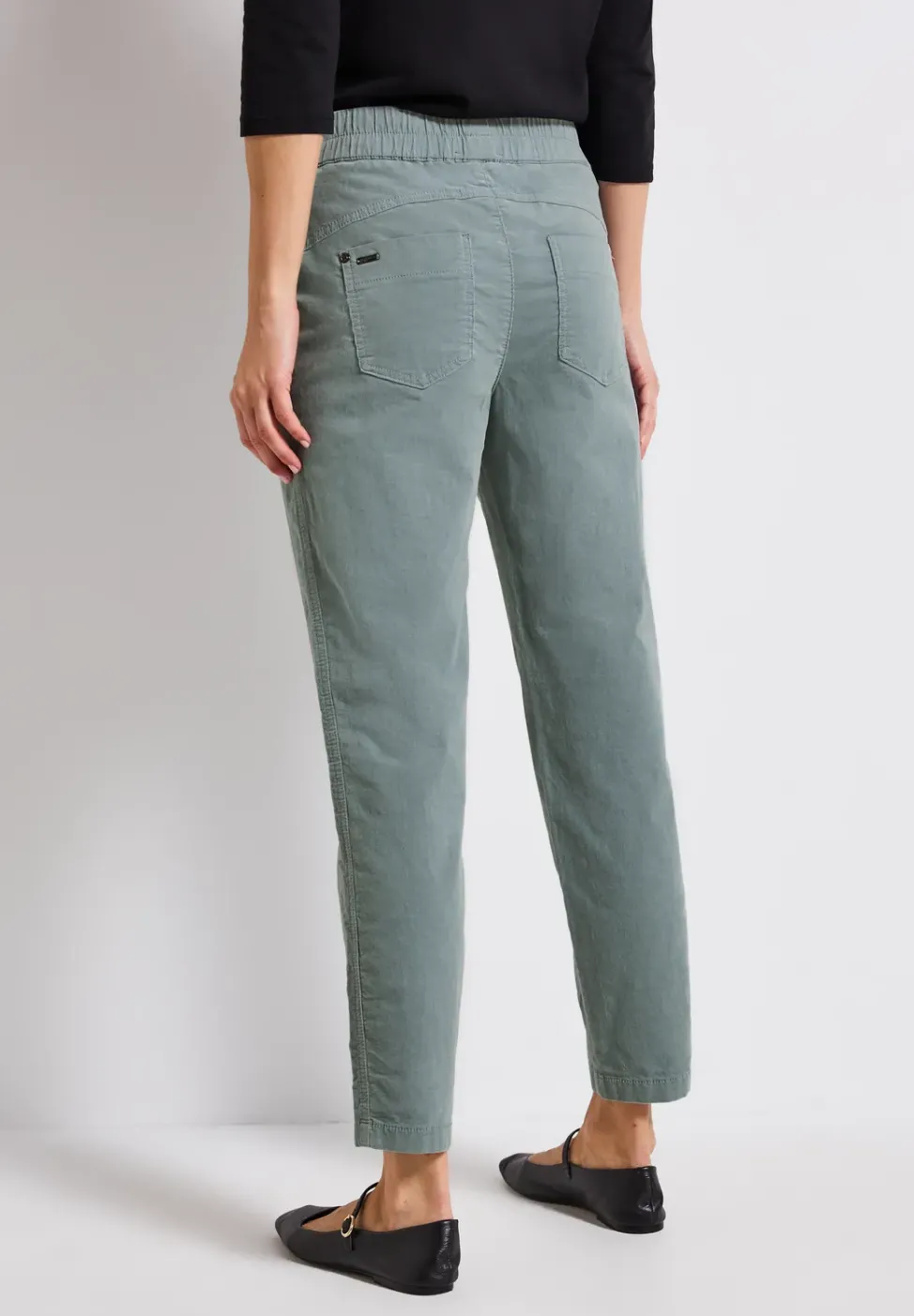 Loose Fit pantalon en velours côtelé