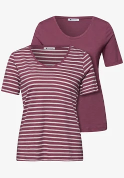 Lot de 2 T-shirts avec encolures arrondies en V