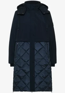 Manteau avec mélange de structures
