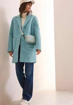 Manteau effet laine