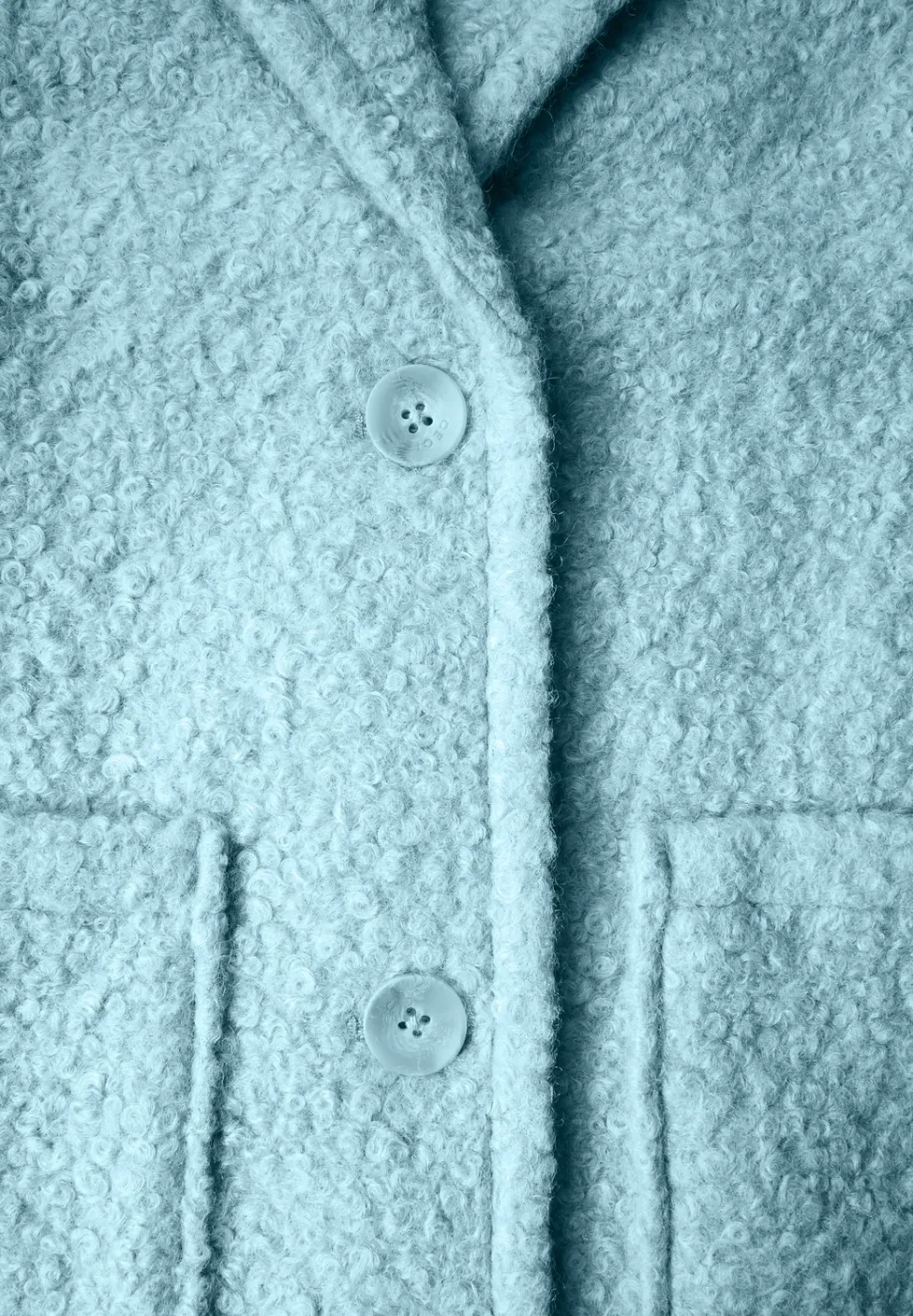 Manteau effet laine
