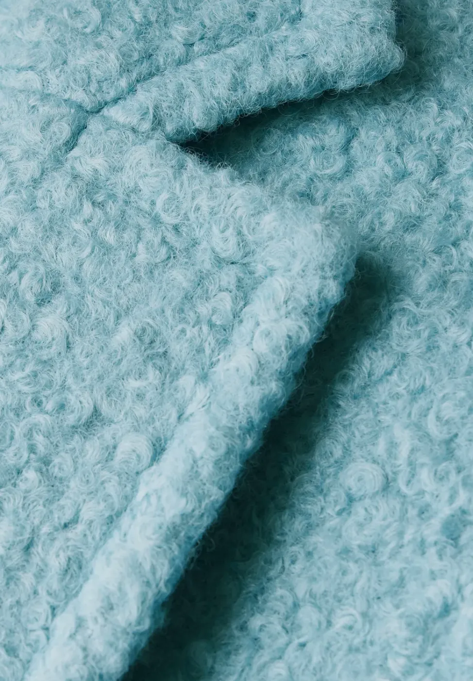 Manteau effet laine