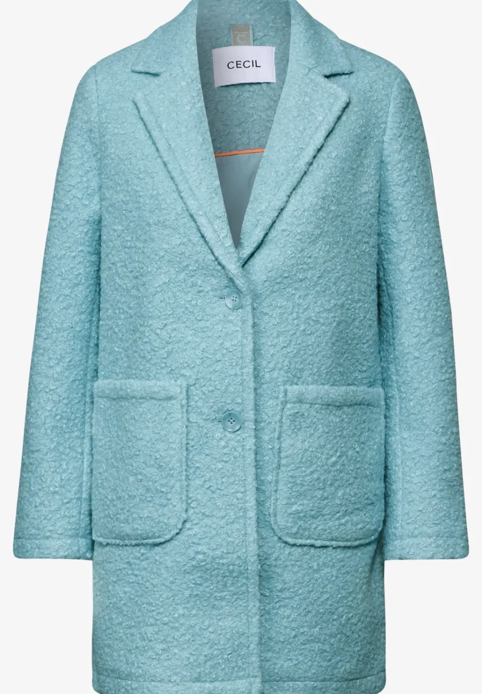 Manteau effet laine