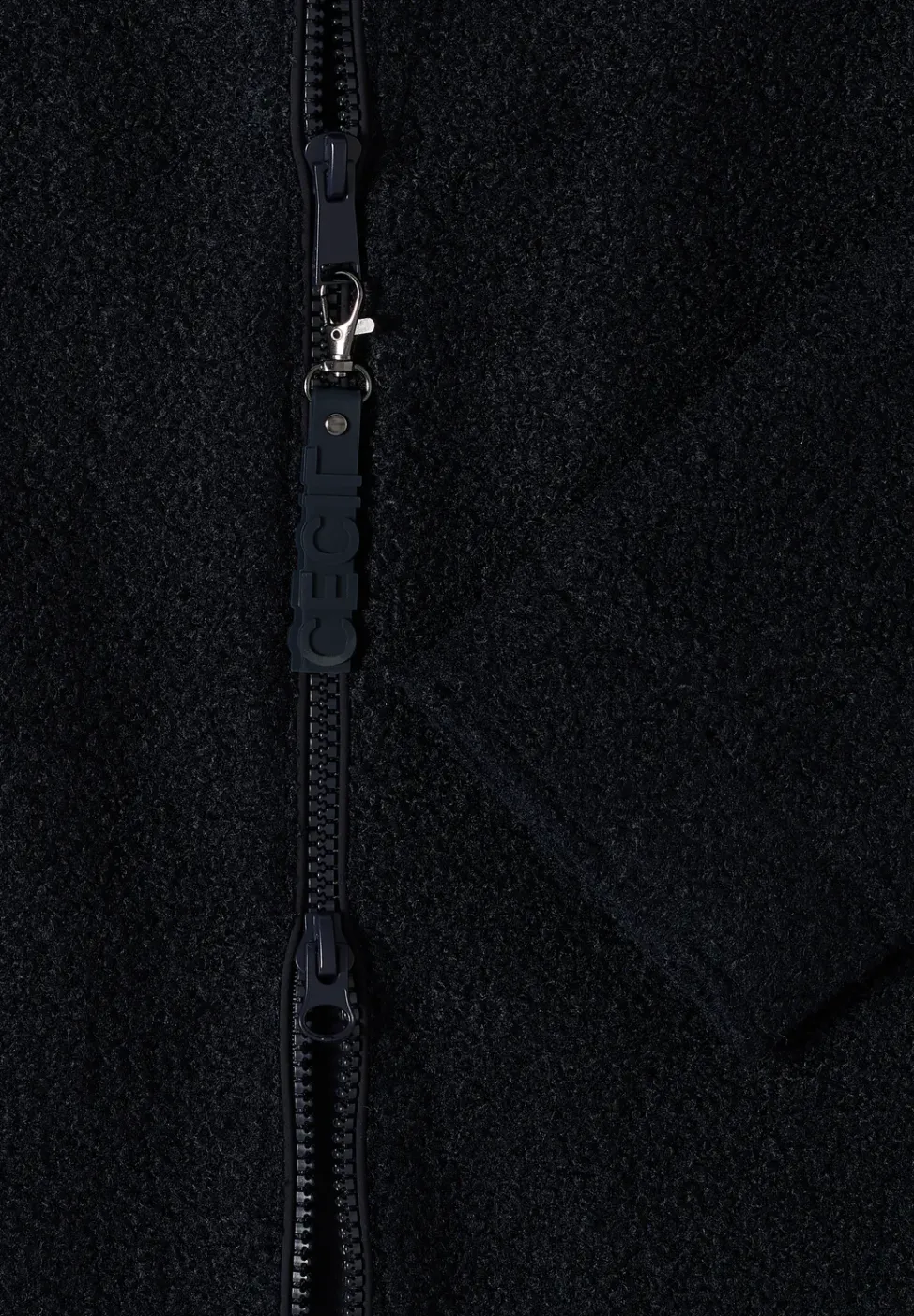Manteau effet laine