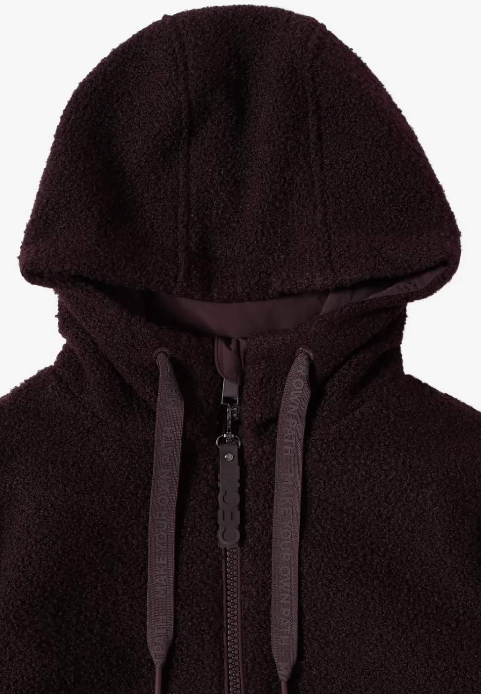 Manteau effet laine