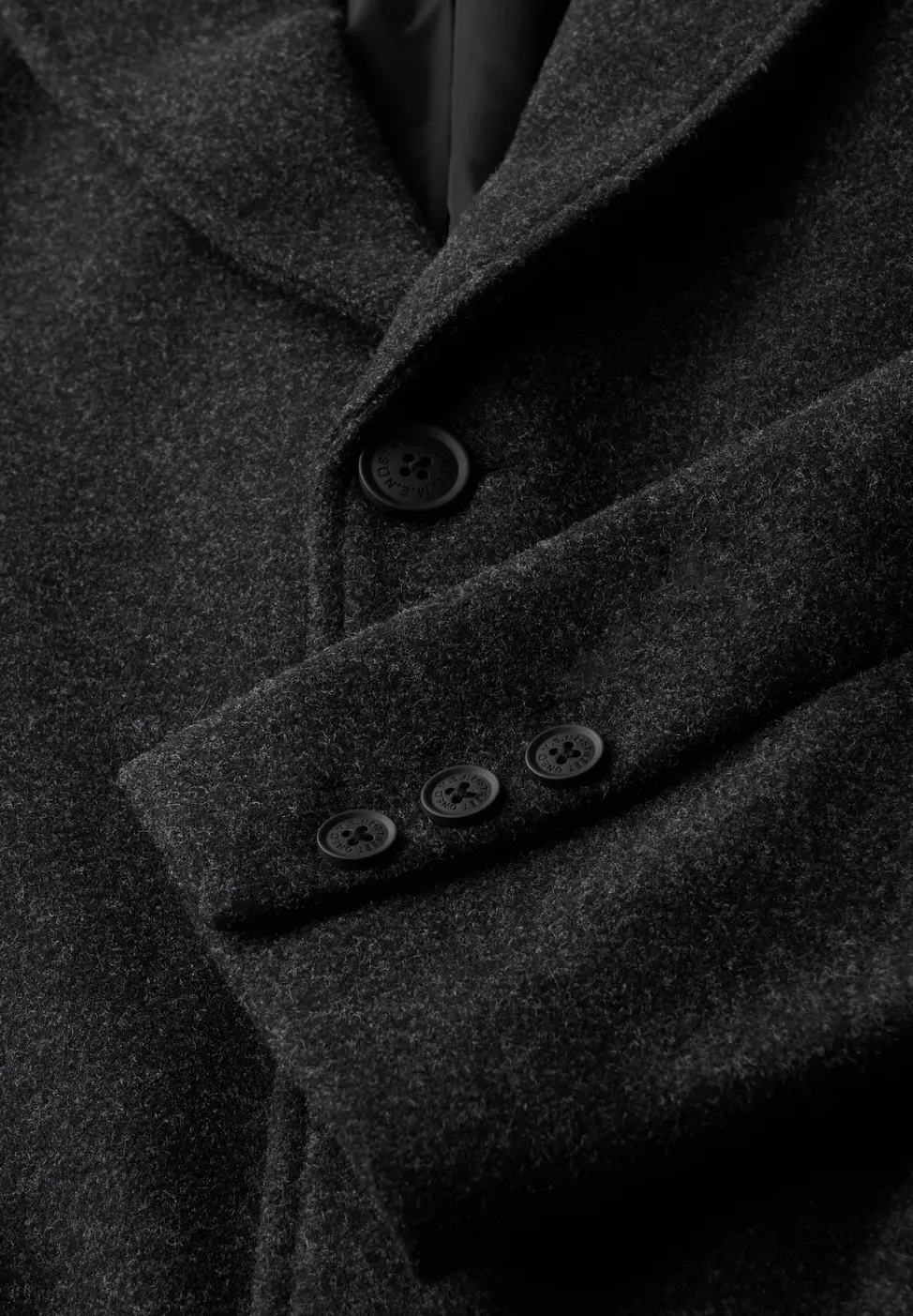 Manteau en optique laine