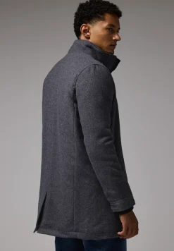 Manteau en optique laine