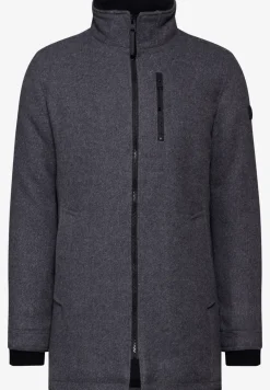 Manteau en optique laine